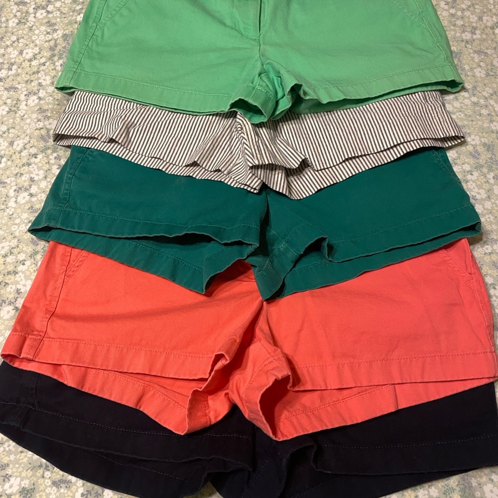 Jcrew shorts bundle. 100% cotton. All 5 for $50.